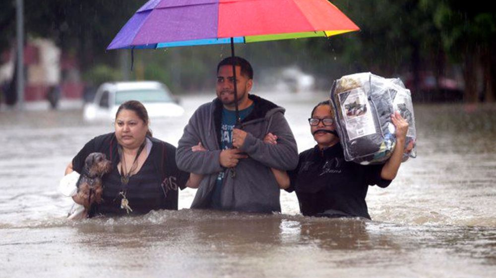 More rain likely in flooded Houston Tuesday