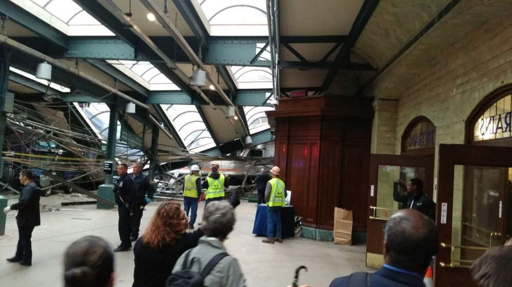 Commuter train hits New Jersey station; 1 dead