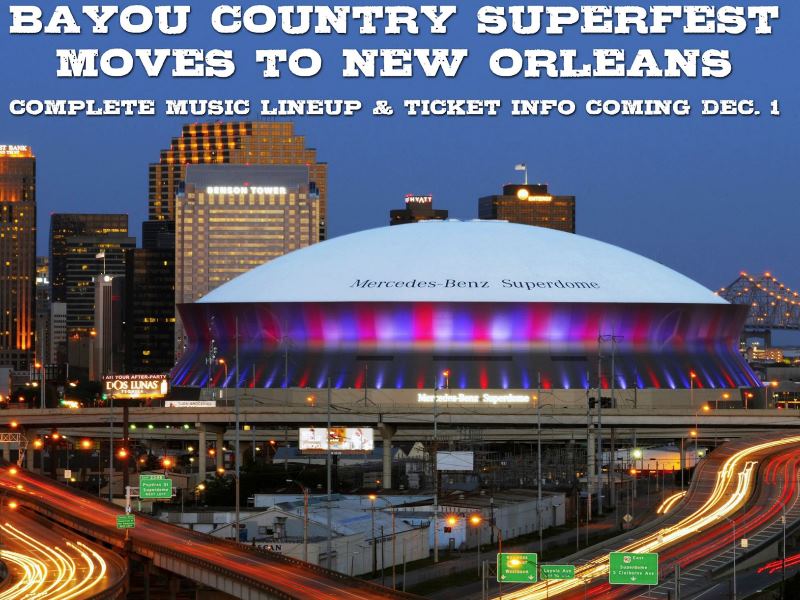 Superfest finds home in Superdome after Tiger Stadium pulls out